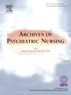 Archives Of Psychiatric Nursing