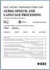 Ieee-acm Transactions On Audio Speech And Language Processing