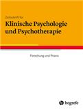 Zeitschrift Fur Klinische Psychologie Und Psychotherapie