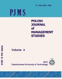 Polish Journal Of Management Studies