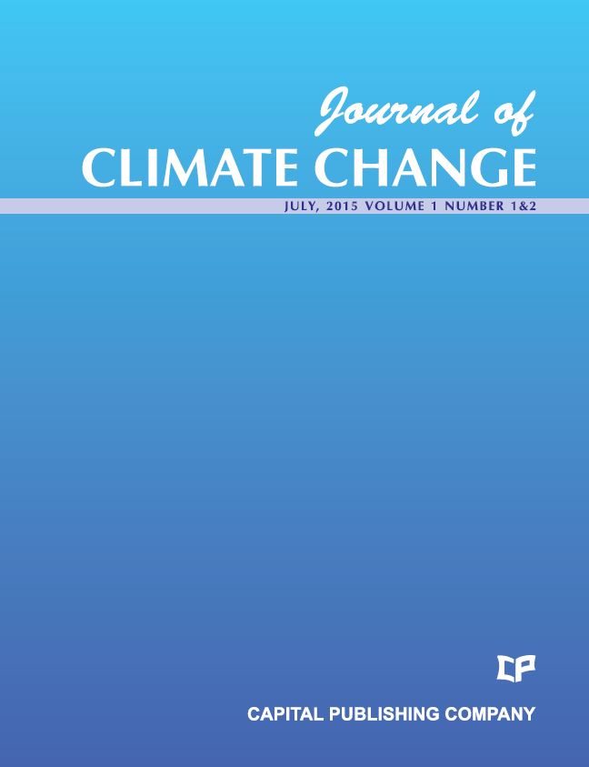 Journal Of Climate Change