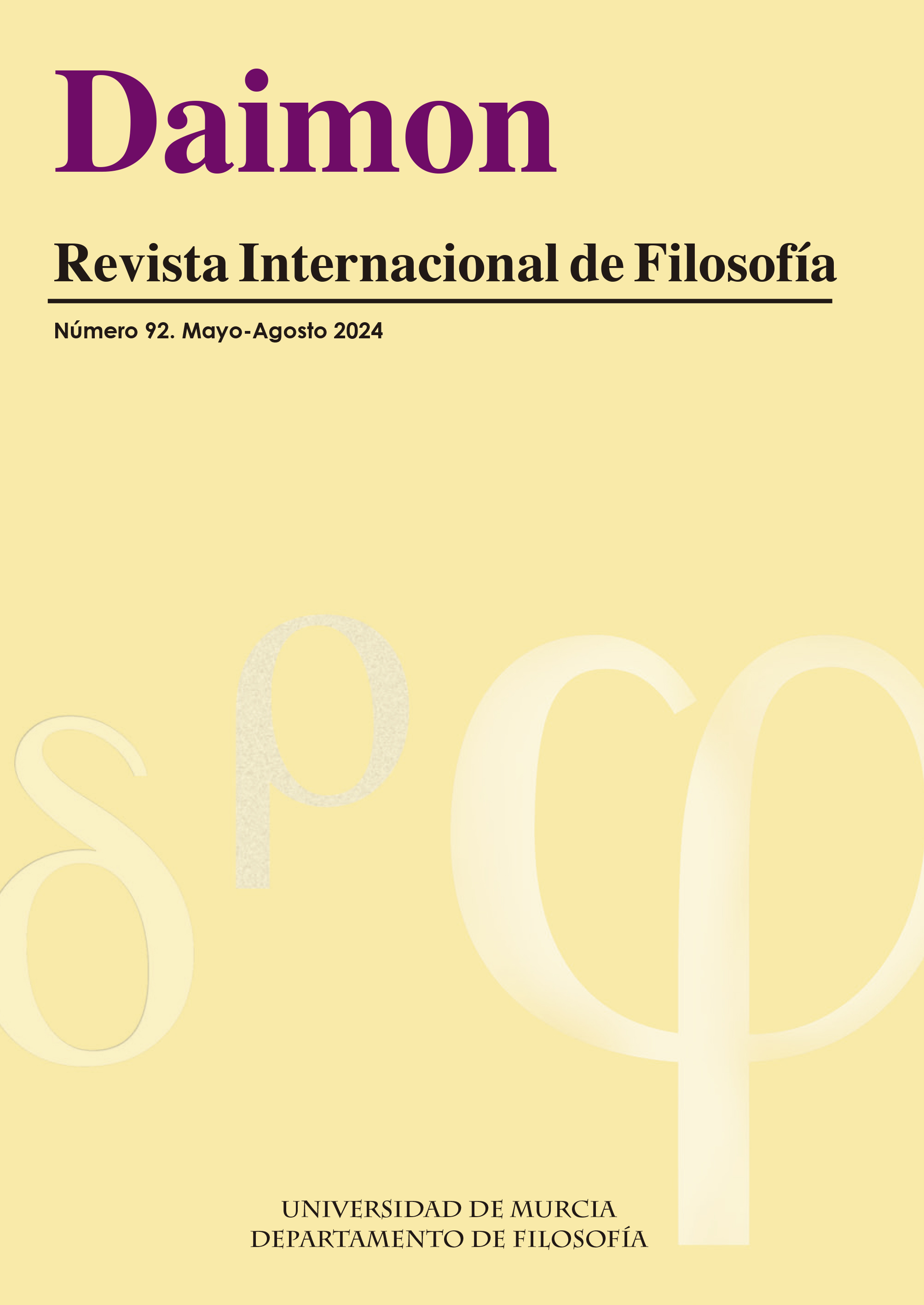 Daimon-revista Internacional De Filosofia