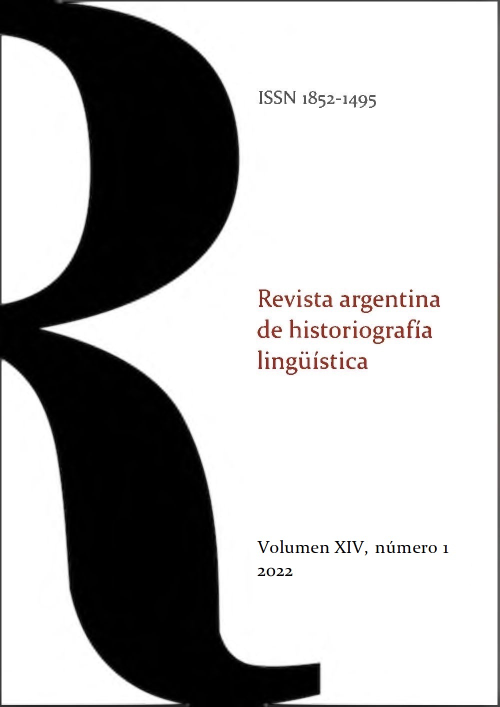 Revista Argentina De Historiografia Linguistica